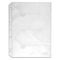 プラス CD/DVD追加用替ポケット RE-141CD 5枚 1パック