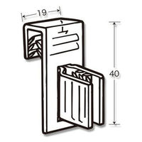 ワヨー SGサインホルダーC 10320 1箱（100個）（直送品）