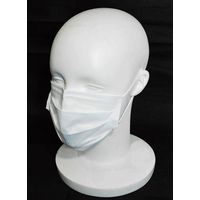 【ワゴンセール】三和 不織布マスク（1層/ホワイト/100枚入） MK-4-1W 1ケース（4000枚：100枚入×40箱）