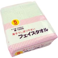 小杉善 カラーフェイスタオル20枚組 34×80cm ZG-801 1セット(20枚)