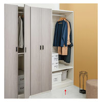 大洋 Shelfit Sハンガーワードローブ 幅648×奥行565×高さ1911mm OFS1965WR1 SMB+幅木 1台（直送品）