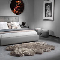 丸八真綿 洗えるムートン長毛ラグ 25-6377-890 1袋（直送品）