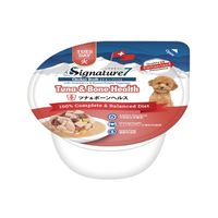 【アウトレット】シグネチャー7 チキンブロス ツナ＆ボーンヘルス（火）80g 6個 ファンタジーワールド ドッグフード 犬用 ウェット