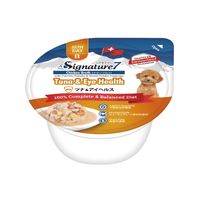 【アウトレット】シグネチャー7 チキンブロス ツナ＆アイヘルス（日）80g 6個 ファンタジーワールド ドッグフード 犬用 ウェット