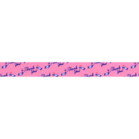 ニチバン ストアテープ（大巻） 花（ピンク）THANKYOU （15mm×35m） STー5 1巻