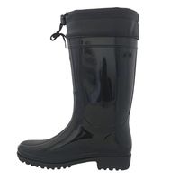 リ・クロス PVCブーツカバー付き 長靴 27.0cm CB-120BK 黒 1足