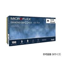アズワン ダイヤモンドグリッププラス Microflex 63754 L 100枚入 63754090 1箱(100枚) 4-3215-01（直送品）