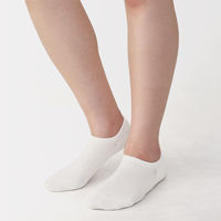 無印良品 レディース 婦人 足なり直角 パイル編みスニーカーイン ２３～２５ｃｍ オフ白 良品計画