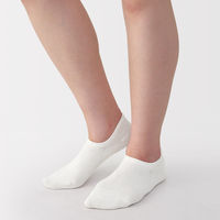 無印良品 レディース 婦人 足なり直角 スニーカーイン ２３～２５ｃｍ オフ白 良品計画