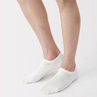 無印良品 メンズ 紳士 足なり直角 スニーカーイン 無地 ２５～２７ｃｍ オフ白 良品計画