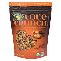 ラブクランチ オーガニックグラノーラ ダークチョコレート＆ピーナッツバター　325g  6個 ネイチャーズパース