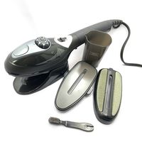 スマイル ハンディ スチームアイロン オートスチーム機能付 2種アタッチメント付属 LSI-01(BK) 1台