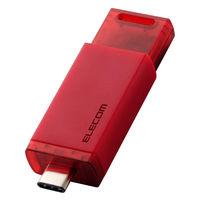 SSD 外付け 1TB USB3.2 Gen2 ノック式 高速 耐衝撃 レッド ESD-ESK1000GRD エレコム 1個（直送品）