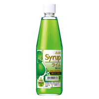 割り材 アサヒ シロップ ライム 果汁入り 瓶 600ml 3本