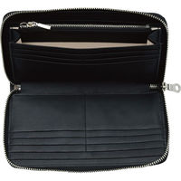 オフィススリーワークス 良品工房 日本製牛革型押ラウンド財布 25-6369-047 1箱（直送品）