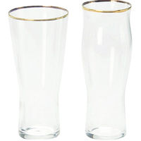 山勝 美濃陶苑 飲み比べペアビアグラス 25-6374-113 1箱（直送品）