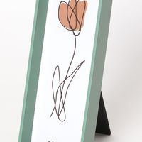 FLOWERアートフレーム グリーン LAKOLE/ラコレ