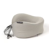 (TRAVEL)低反発ネックピロー グレー LAKOLE/ラコレ