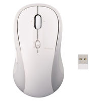 ワイヤレスマウス 静音 Bluetooth 無線(USB) 両対応 7ボタン 白 M-MY40MBSWH-G エレコム 1個