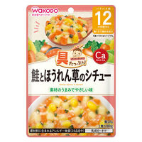 （12カ月頃から）具たっぷりグーグーキッチン　鮭とほうれん草のシチュー　1セット（1袋（80g）×6）和光堂　WAKODO