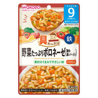 （9カ月頃から）具たっぷりグーグーキッチン　野菜たっぷりボロネーゼ(豚肉・鶏レバー入り)　1セット（1袋（80g）×6）和光堂