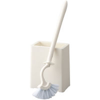 山崎産業 スリムトイレブラシケース付き 　トイレ掃除　ブラシ　ケース付 　2セット