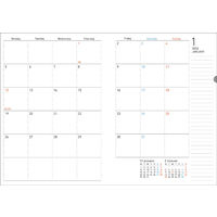 【2026年度版手帳】コクヨ ソフトリングダイアリー A5 ブラック ニーSMNDー A5 26 1冊