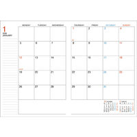 【2026年度版手帳】コクヨ キャンパスダイアリーマンスリー限定柄 A5 ニーCML14ー A5 26 1冊