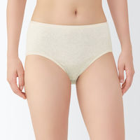 無印良品 レディース 婦人 フライス編みハイライズショーツ 婦人Ｌ アイボリー 良品計画