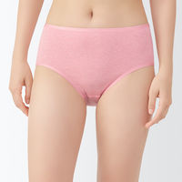 無印良品 レディース 婦人 フライス編みハイライズショーツ 婦人Ｌ ピンク 良品計画