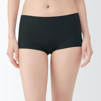 無印良品 レディース 婦人 肌あたりがやさしいリブショーツ 婦人Ｍ 黒 良品計画