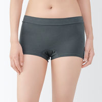 無印良品 レディース 婦人 ストレッチサニタリーボクサーショーツ 婦人Ｌ ダークグレー 良品計画