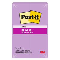 スリーエム(3M) ポストイット ふせん 付箋 強粘着 ノート 75mm×25mm アイリスインフュージョン500SS-IR 1パック（2冊）×5