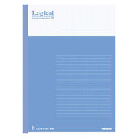 ナカバヤシ FSC-MX ロジカルノート B5 B罫40枚 ブルー COC-ノ-B5014B 1セット(1冊×3)