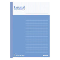 ナカバヤシ FSC-MX ロジカルノートA5 B罫30枚 ブルー COC-ノ-A501B 1セット(1冊×3)