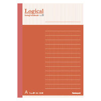 ナカバヤシ FSC-MX ロジカルノートA6 A罫50枚 ピンク COC-ノ-A601A 1セット(1冊×10)