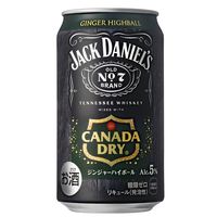 チューハイ ジャックダニエル＆カナダドライ ジンジャーハイボール 缶 350ml 1ケース(24本)