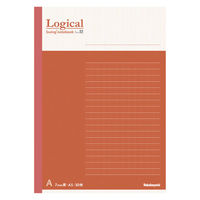 ナカバヤシ FSC-MX ロジカルノートA5 A罫30枚 ピンク COC-ノ-A501A 1セット(1冊×10)