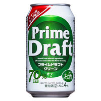 【アウトレット】プライムドラフト グリーン 糖質70％オフ 350ml 1セット（6本）