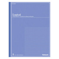 ナカバヤシ FSC-MX ロジカルノート B5ワイド A罫30枚 ブルー COC-ノ-B501WB 1セット(1冊×10)
