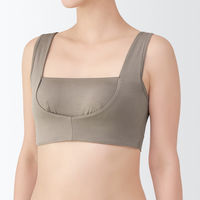 無印良品 レディース 婦人 なめらかナイトブラジャー 婦人Ｌ モカブラウン 良品計画