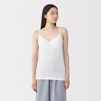 無印良品 レディース 婦人 なめらかブラキャミソール 婦人Ｓ 白 良品計画