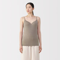 無印良品 レディース 婦人 なめらかブラキャミソール 婦人Ｓ モカブラウン 良品計画