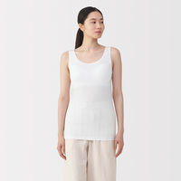 無印良品 レディース 婦人 なめらかブラタンクトップ 婦人Ｍ 白 良品計画