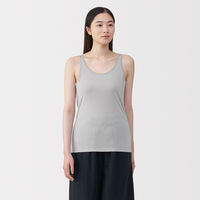 無印良品 レディース 婦人 シルクタンクトップ 婦人Ｓ グレー 良品計画
