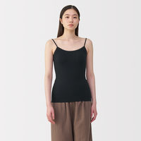 無印良品 レディース 婦人 ストレッチキャミソール 婦人Ｓ 黒 良品計画