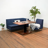 【軒先渡し】光製作所 エルカミノR カウチL専用カバー ソファカバーのみ ネイビー 1台（直送品）