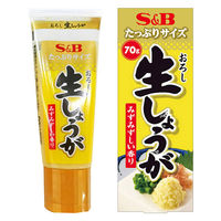 たっぷりサイズ おろし生しょうが 70g 1セット（1本×3） エスビー食品 通常チューブ約2本分