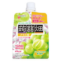 クラッシュタイプの蒟蒻畑プラス シャインマスカット味 1セット（1個×6）