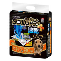 クリーンワン ダブルストップ プラス 速乾 ドライ レギュラー80枚 4袋 シーズイシハラ ペットシーツ